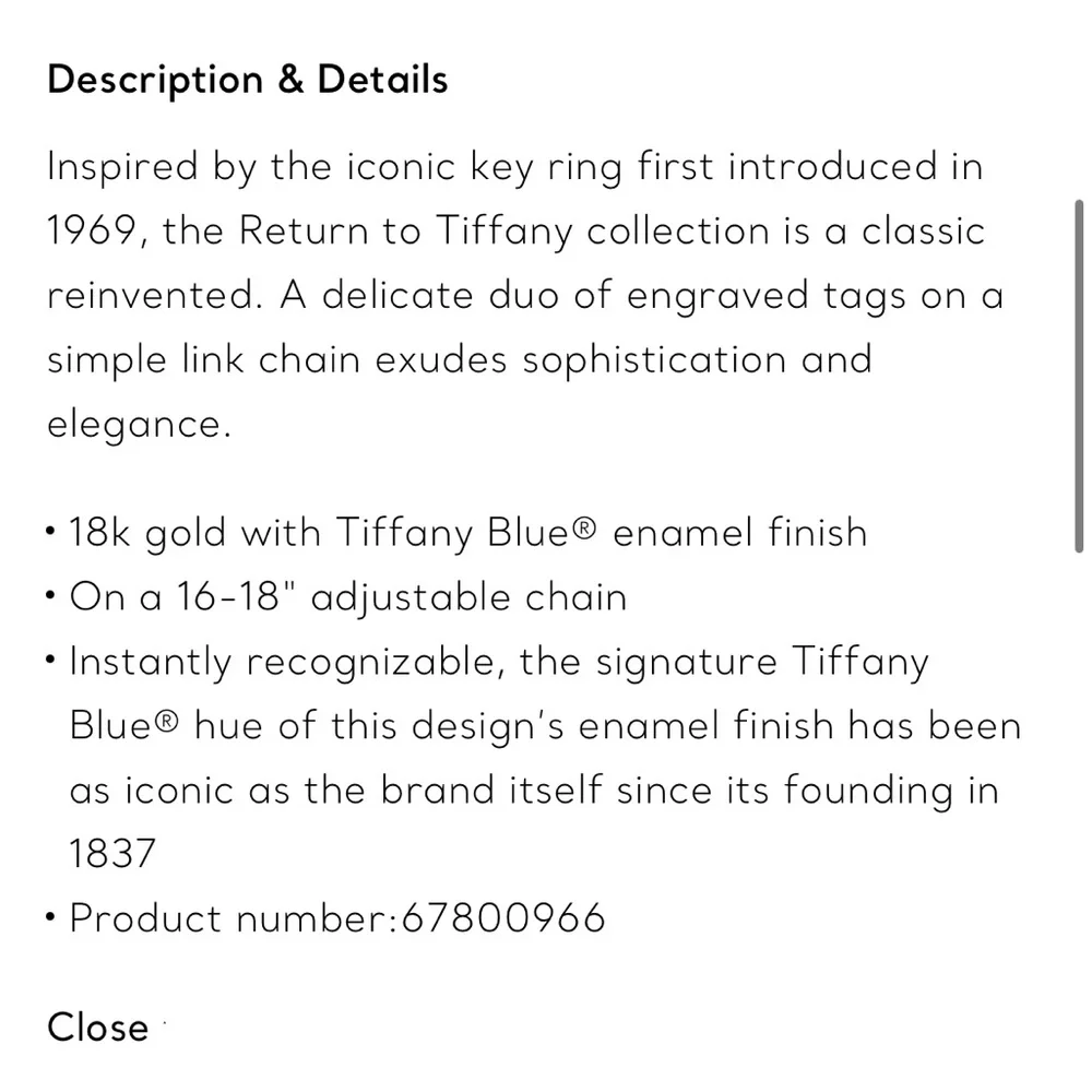 Tiffany & Co. Gold and Blue Mini Heart Pendant Necklace - Picture 9 of 17
